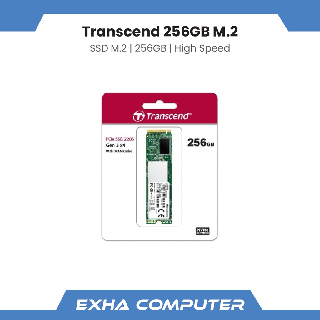Jual SSD M.2 Transcend PCIe Gen3x4 256 GB | Shopee Indonesia