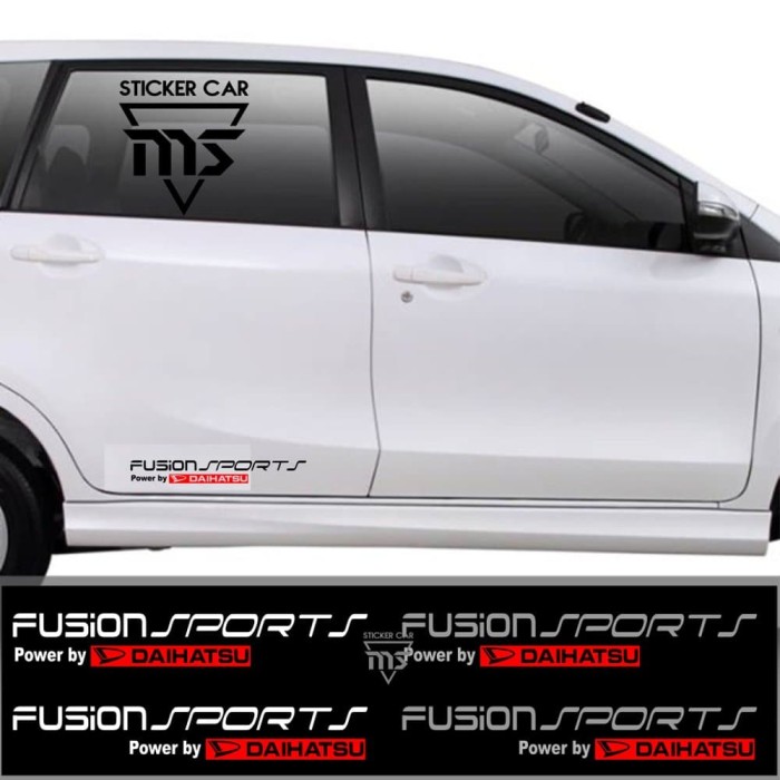 Jual sticker stiker daihatsu fusion sport xenia sigra sirion terios ...