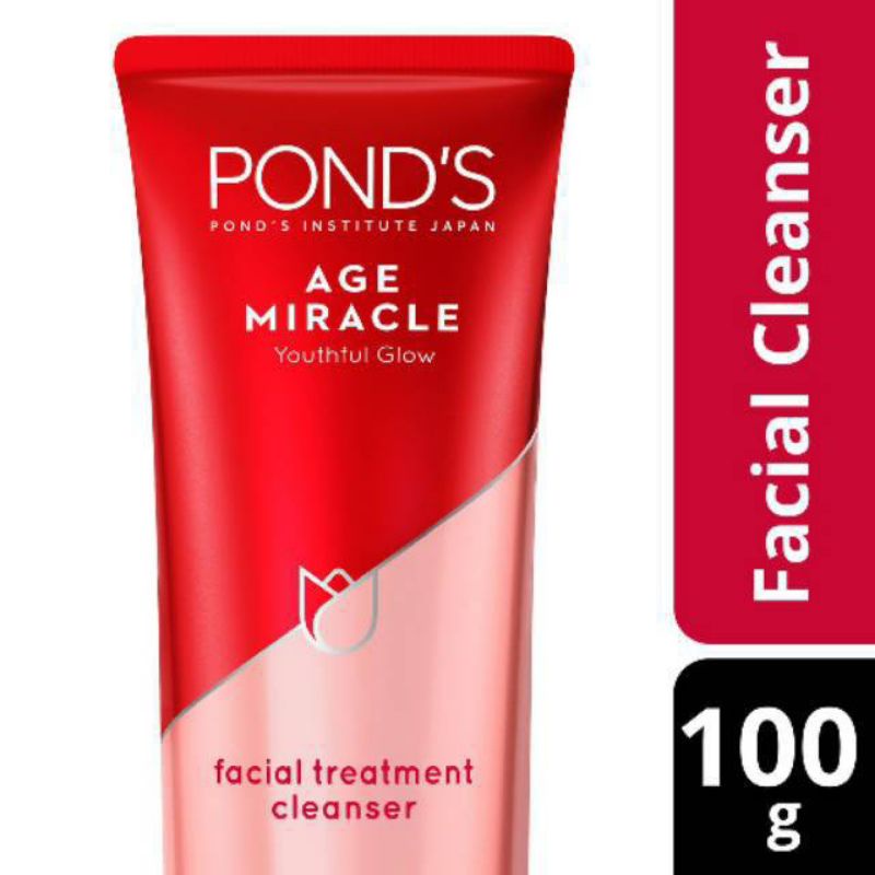 Jual Ponds age miracle facewash merah 100ml | Shopee Indonesia