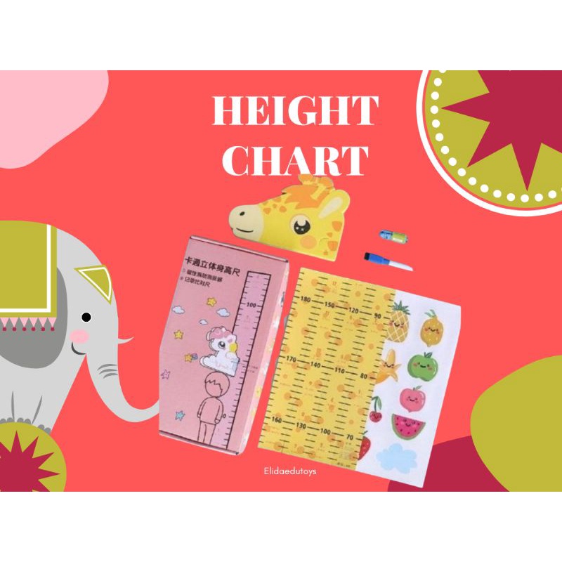 Jual height chart meteran tinggi badan | Shopee Indonesia