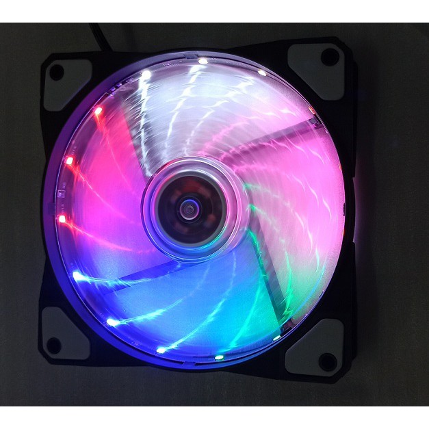 Jual Fan casing PC/CPU 12cm Gaming LED/RGB Led ring | Shopee Indonesia