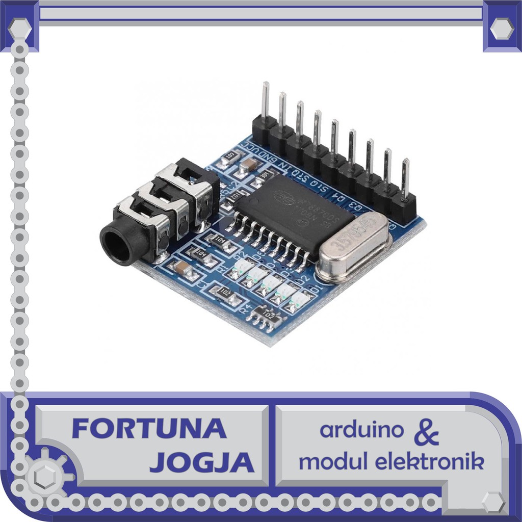 MT8870 DTMF Modulo di decodifica vocale Modulo telefonico