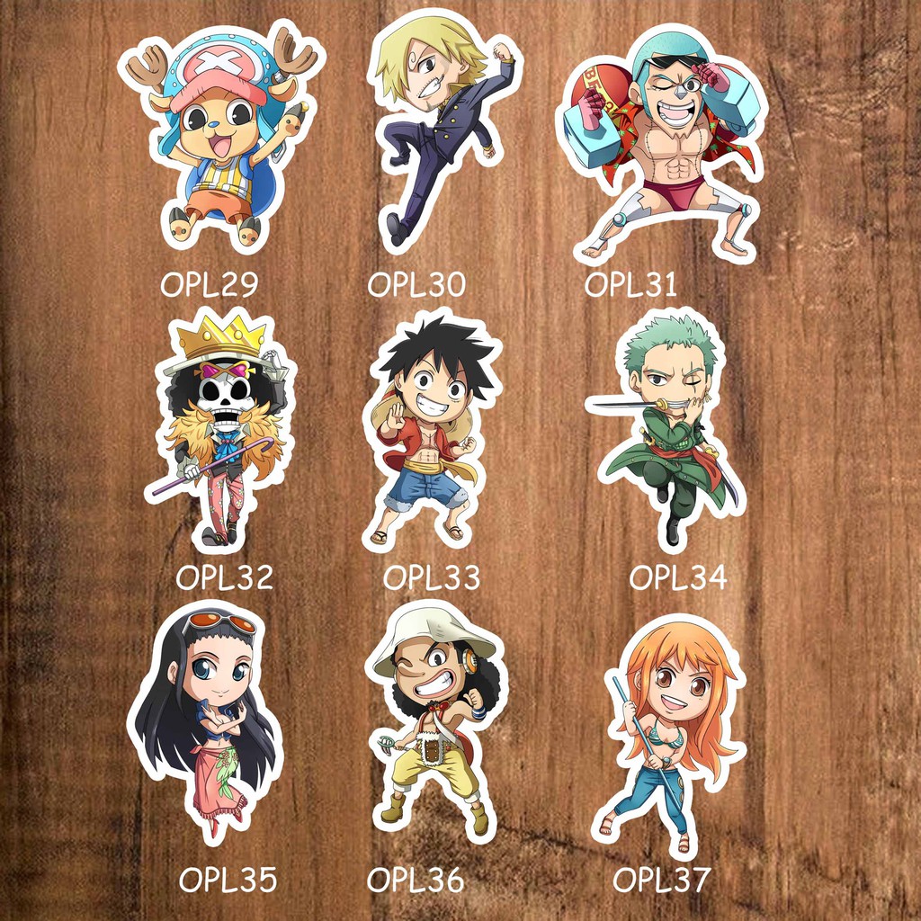 Jual Stiker Sticker Anime One Piece | Shopee Indonesia