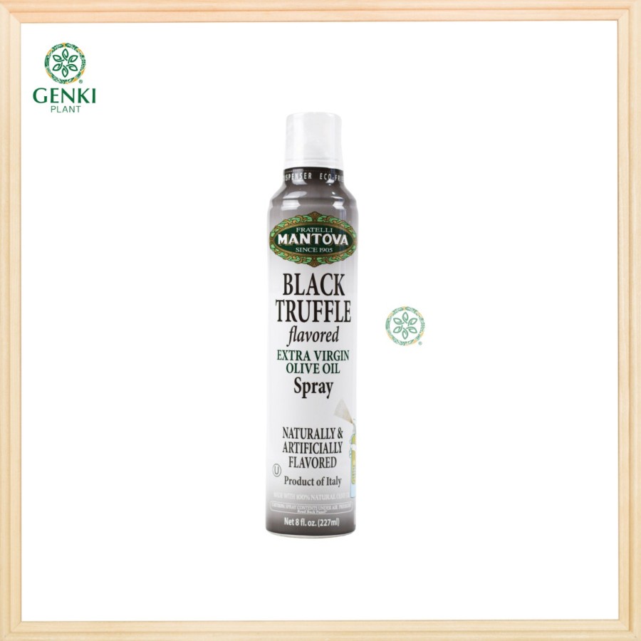 Jual Mantova Black Truffle Extra Virgin Olive Oil Spray 227 ml