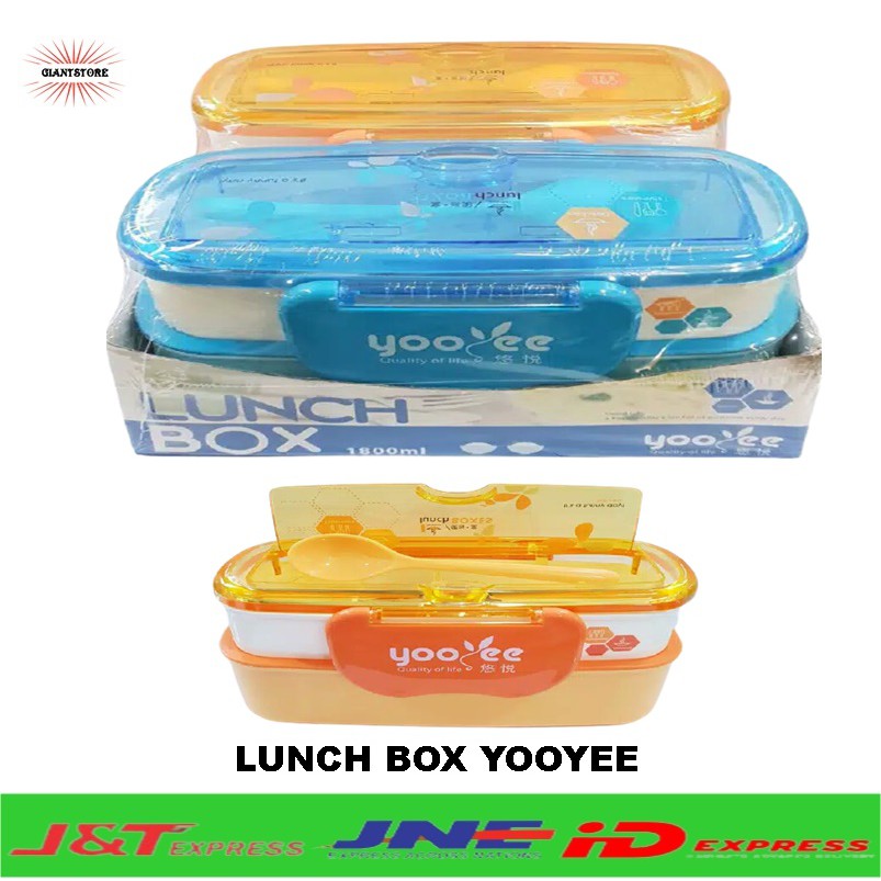 Jual yooyee lunch box susun (2BUAH) Shopee Indonesia