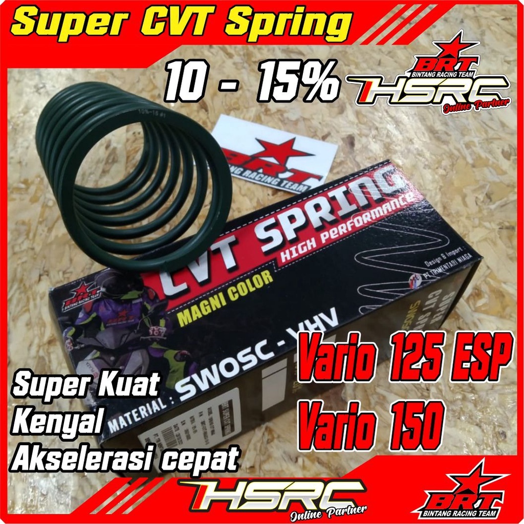 Jual Per CVT BRT Racing Honda Vario 125 150 New ESP 10 - 15 Persen 20 ...