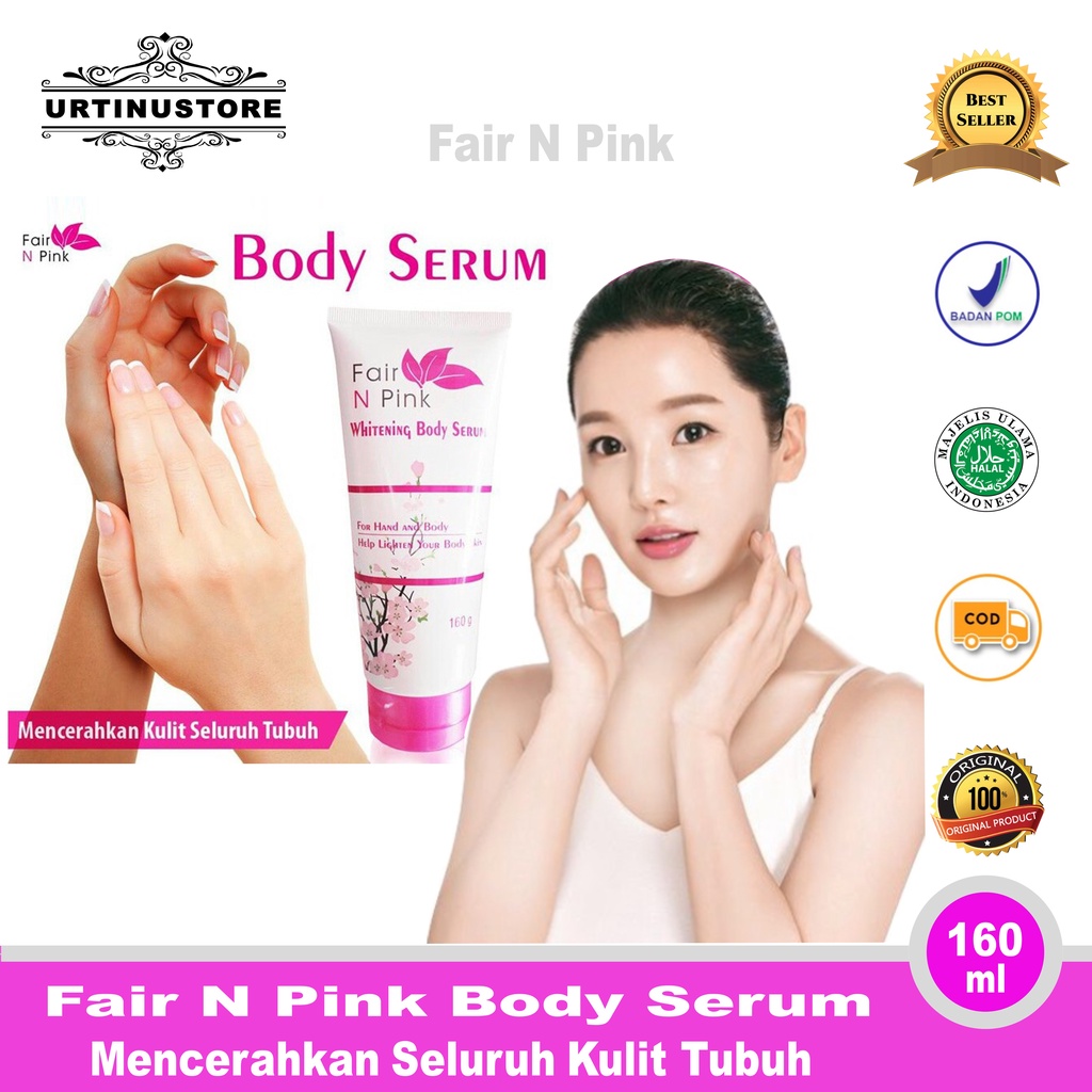 Fair n Pink Whitening Body Serum 160 gr