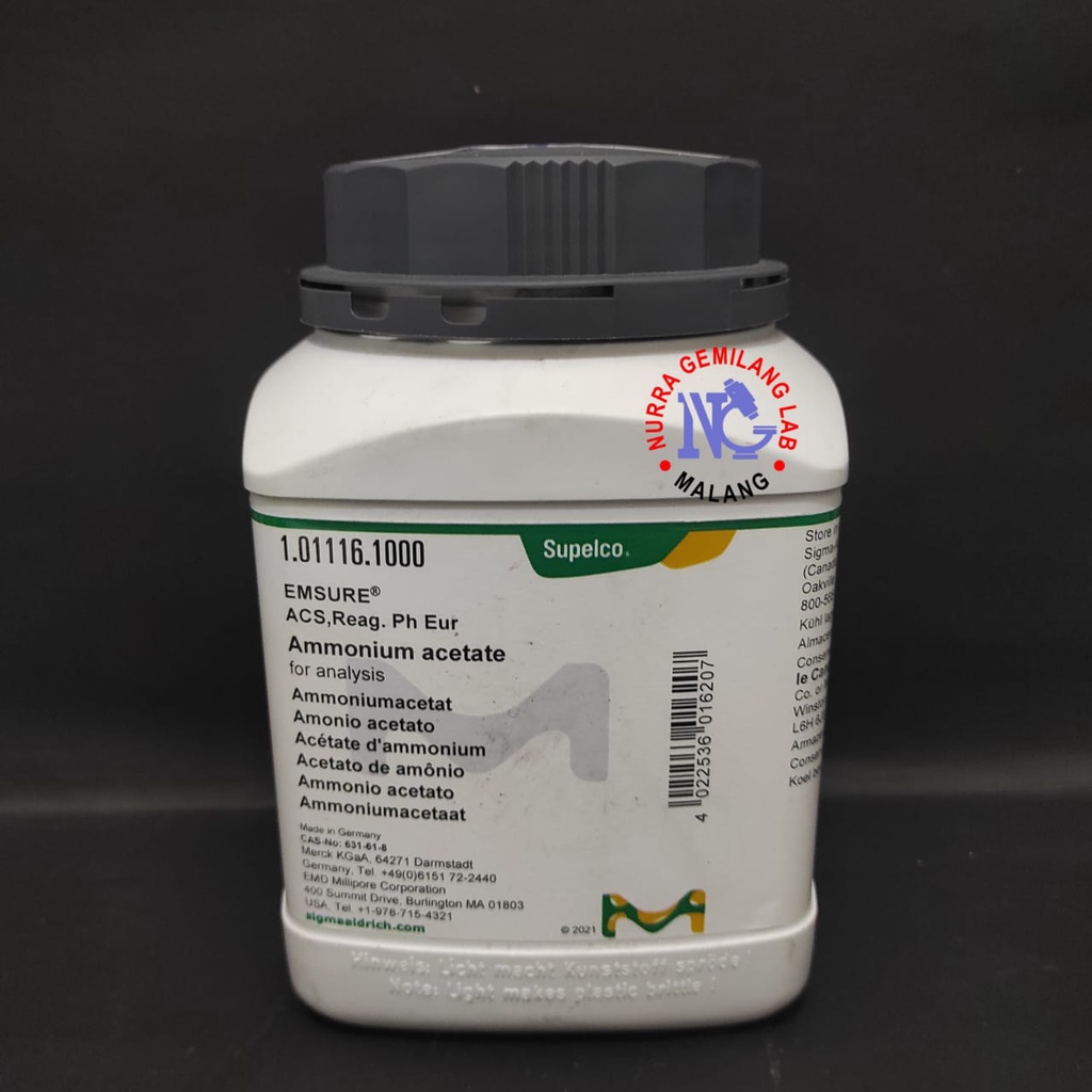 Jual Ammonium acetate MERCK 1.01116.1000 ecer 10gram Shopee Indonesia