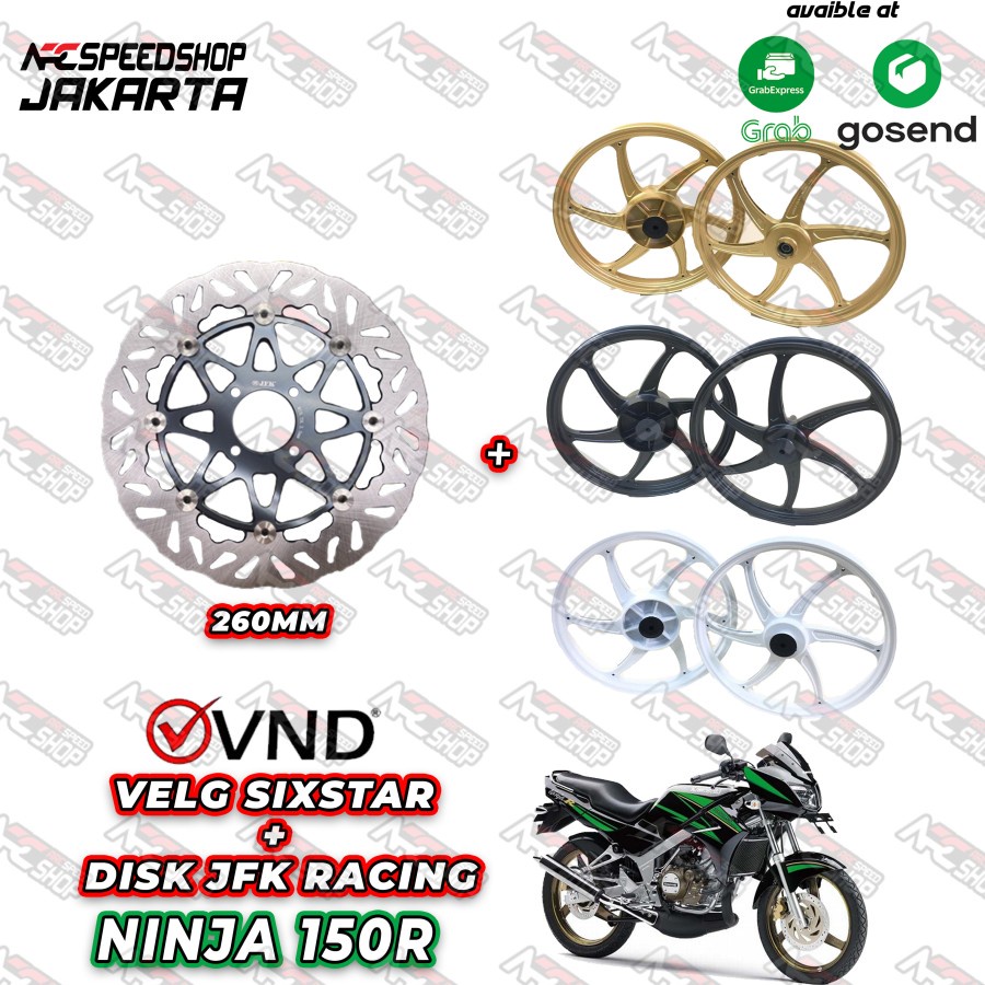 Jual VND Velg Racing Six Star - Ninja 150 R / SS / KR #RCB #OZ # ...