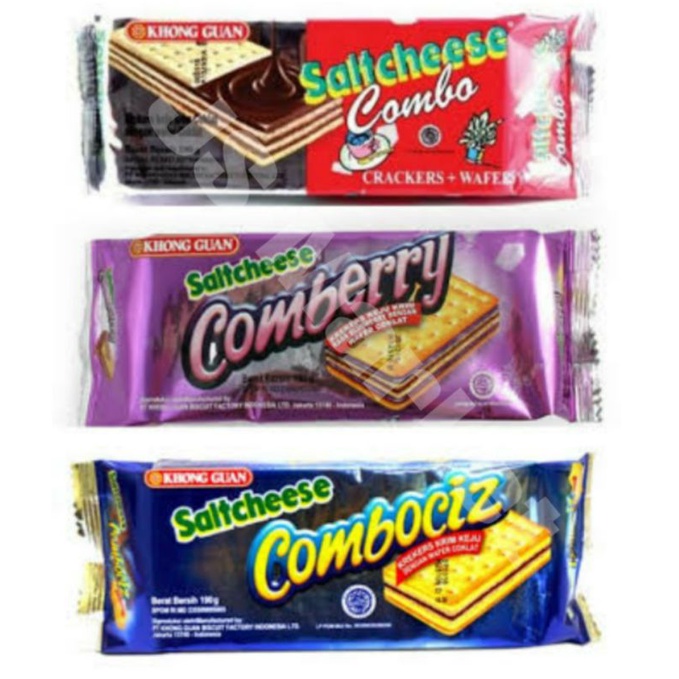 Jual KHONG GUAN SALTCHEESE COMBO/COMBOCIZ/COMBERRY 175GR | Shopee Indonesia