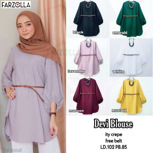 Dewi Blouse - Spijker