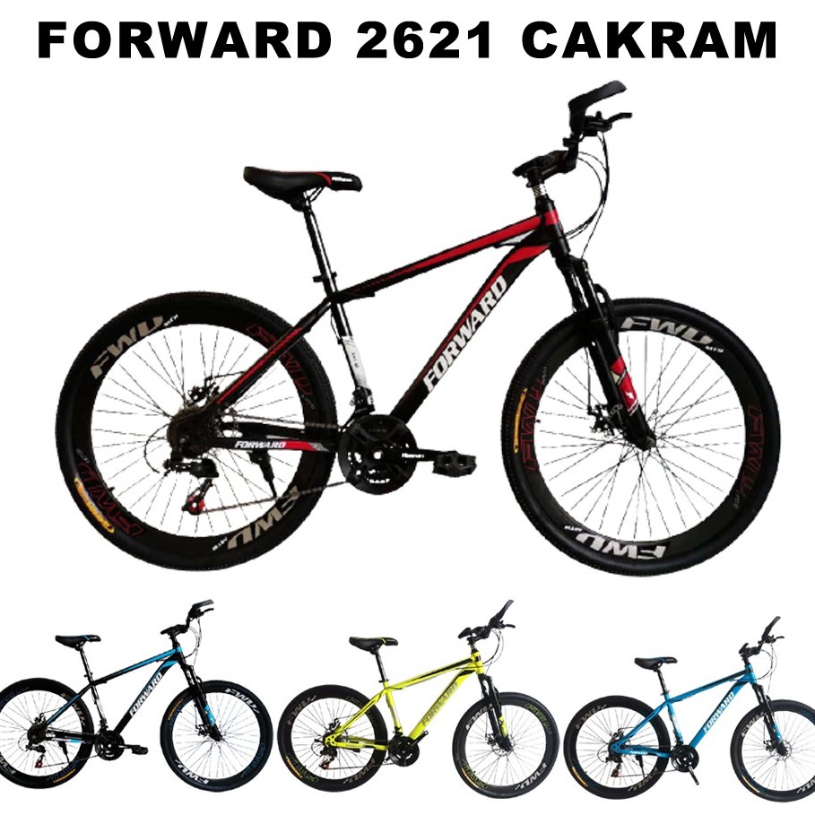 Jual Sepeda MTB Forward 2621 Besi ukuran 26 Inch / Sepeda Mount Bike ...