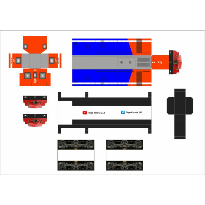 Jual Stiker Pola Miniatur Lokomotif BB 202 | Shopee Indonesia