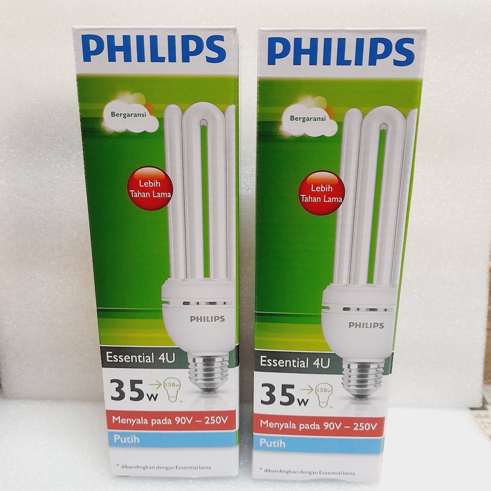 Jual LAMPU PHILIPS ESSENSIAL 4U 35 WATT COOL DAYLIGHT | Shopee Indonesia