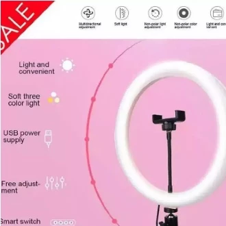 Ring Light 26cm 33cm Tripod Panjang 2.1meter Holder Hp Paket Komplit Untuk Tiktok Video Acc Plus