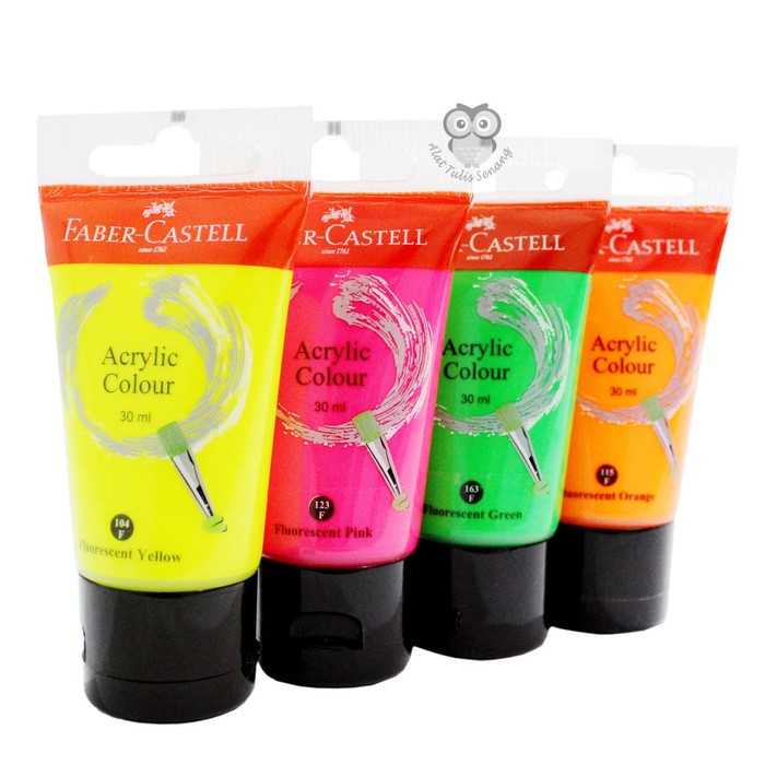 Jual FABER CASTELL - ACRYLIC COLOUR / CAT ACRYLIC 30ML 75ML | Shopee ...