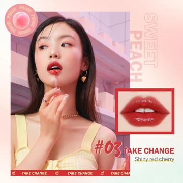 BNB Barenbliss Peach Makes Perfect Lip Tint Korea Lip Gloss 24h Moisturizing