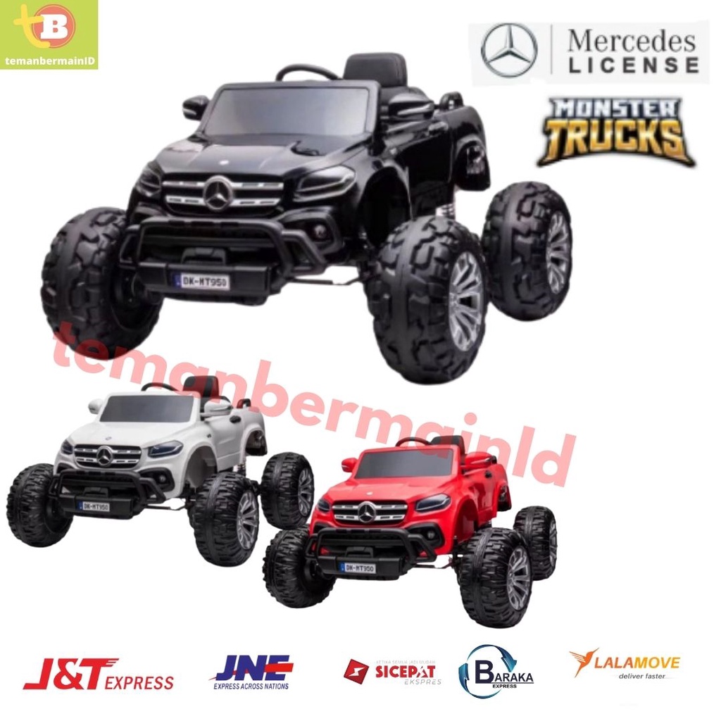 Jual Mainan Anak Mobil Aki Mercedes Monster Truck MT950-Maenan Mobilan ...