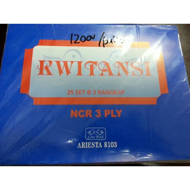 Jual Kwitansi rangkap 3 ARIESTA8103 | Shopee Indonesia