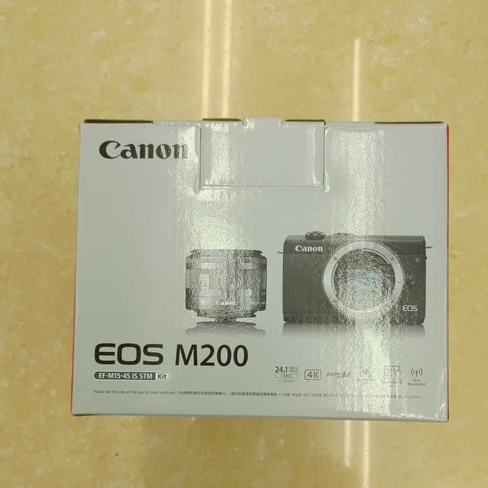 Jual "KD" Canon Eos M200 Kit 15-45mm IS STM WIFi (Resmi Canon) | Shopee ...
