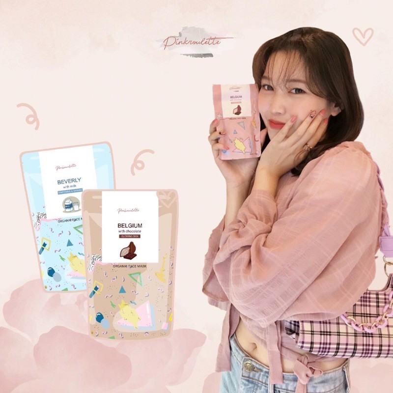 Jual MASKER ORGANIK PINKROULETTE FACE MASK (Full Size 60 gram) | Shopee ...