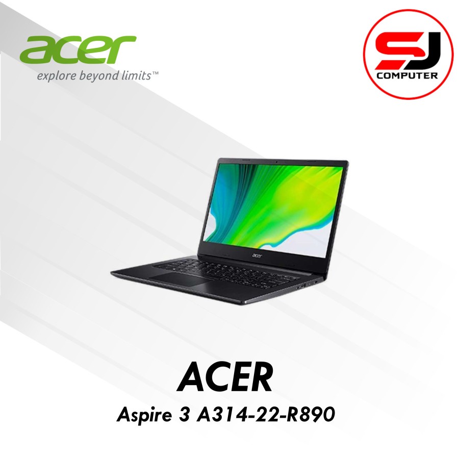 Jual ACER Aspire 3 A314-22-R890 AMD R3-3250U 4GB 256GB 14 Fhd Win10&OHS ...