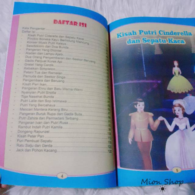 Jual Buku Dongeng Putri Cinderella & Pinokio - Dongeng Pengantar Tidur ...