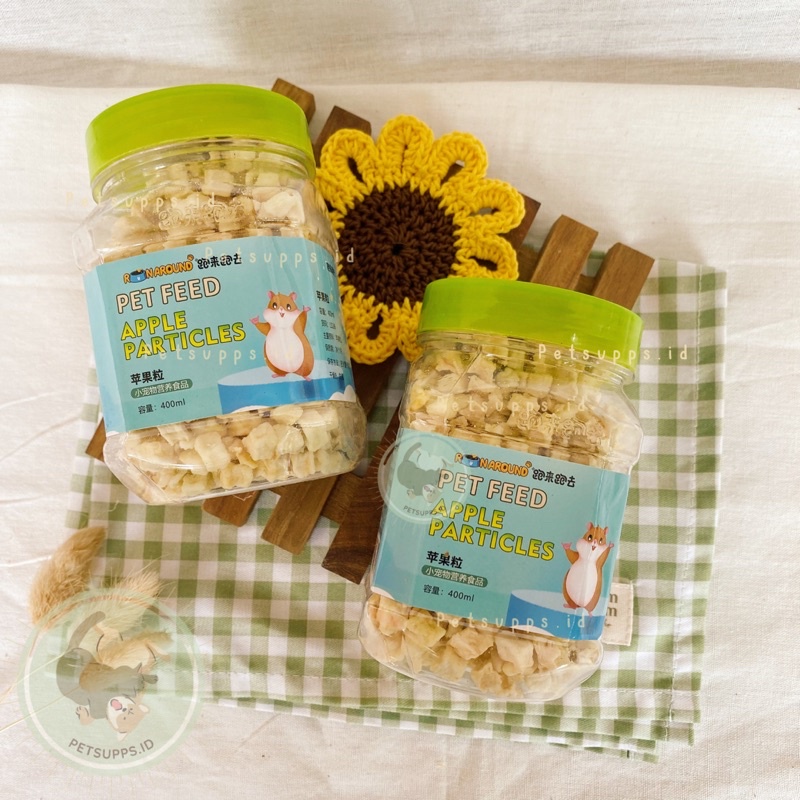 Jual Freeze dried apple particle snacks treats hamster guinea pig