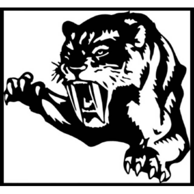 Jual Stiker Macan Kaki Tajam Cutting Sticker Macan Tutup Tangki Mobil ...