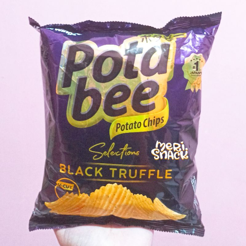 Jual Potabee Selections Potato Chips Black Truffle 68gr | Shopee Indonesia