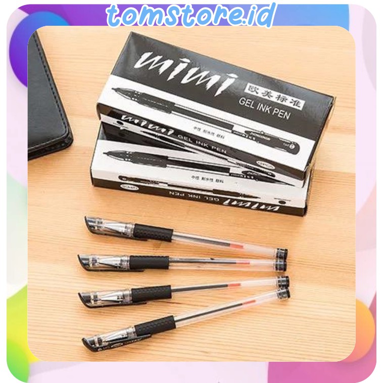 Product image TOMSTORE.ID READY STOCK PENA GEL MIMI 0.5mm International Standard PULPEN GEL MIMI R047