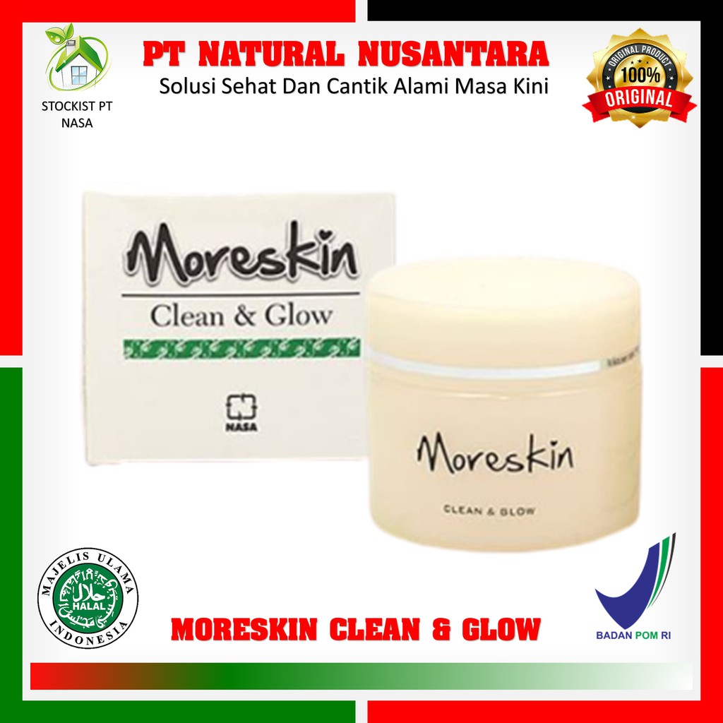 Jual KRIM PEMUTIH WAJAH GLOWING CREAM PEMUTIH WAJAH GLOWING MORESKIN