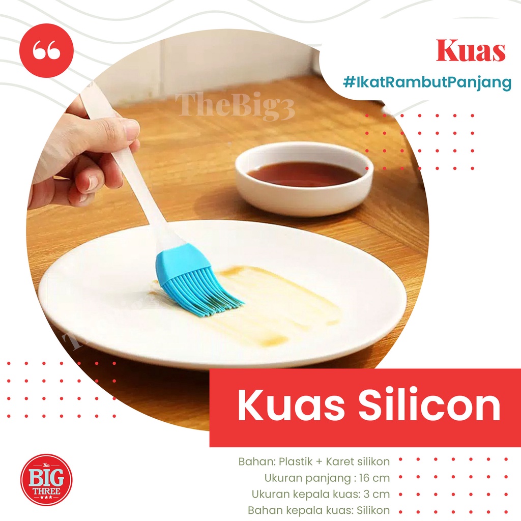 Jual Kuas Roti Silikon Food Grade / Brush Roti Cake Barbeque Kue BBQ ...