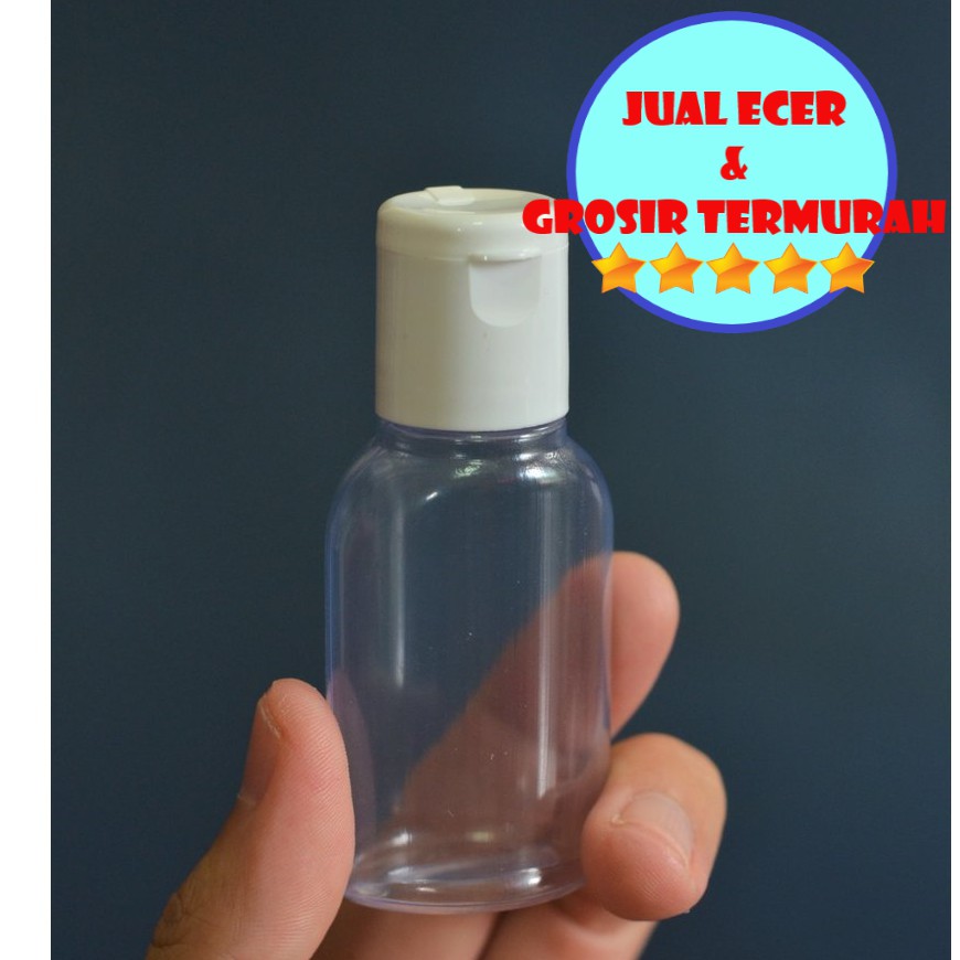 Jual (GRATIS PACKING) - Botol PVC Antis 30ml 30 ml Fliptop Putih White ...