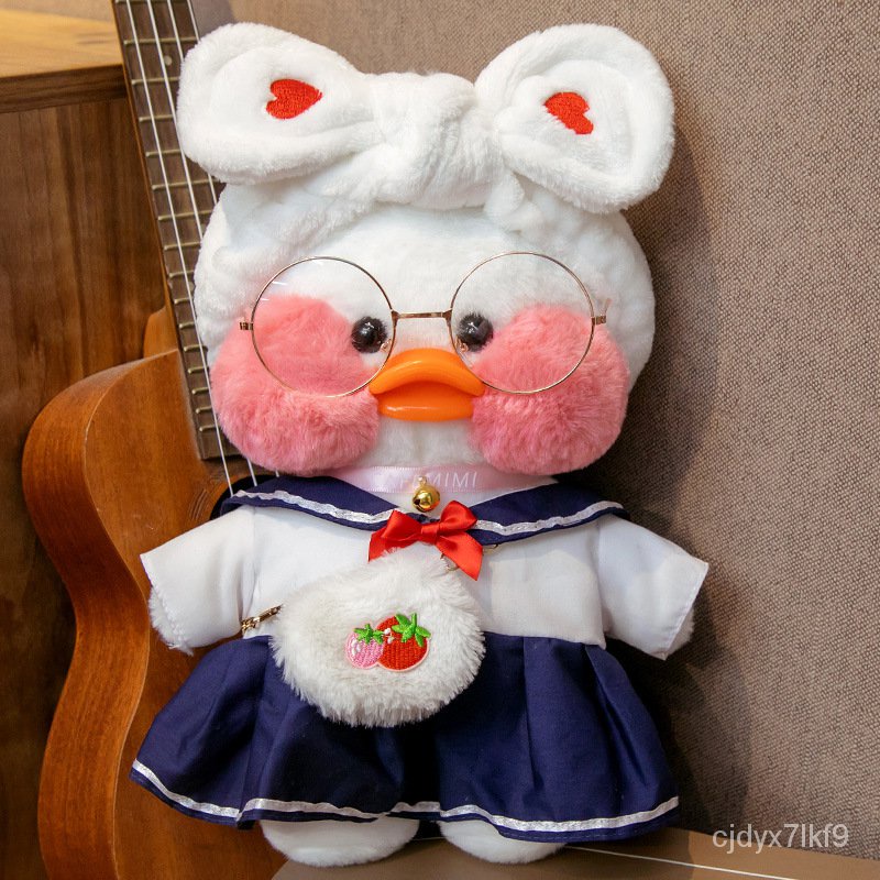 Jual Dropshipping Plush Toys 30cm Cartoon Cute LaLafanfan Cafe Toy Duck