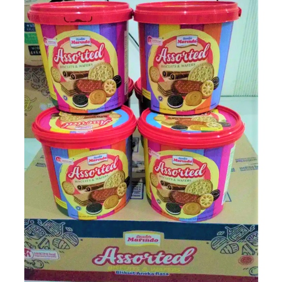 Jual Marindo Bucket 400G ASSORTED ISI CAMPUR SUPERQUIN MARINDO TOPLES ...