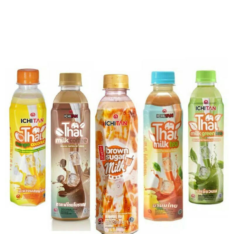 Jual Ichitan Brown Sugar Milk Thai Milk Tea Coffee Coconut Manggo Coconut Botol 310ml