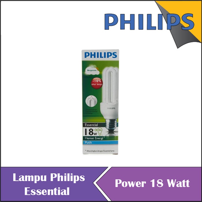 Jual Lampu Philips Essential 18w Hemat Energi Cool Daylight Putih