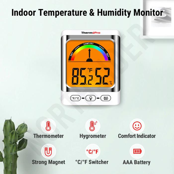 Jual Thermometer Hygrometer Humidity Termometer Suhu Ruang Thermopro ...