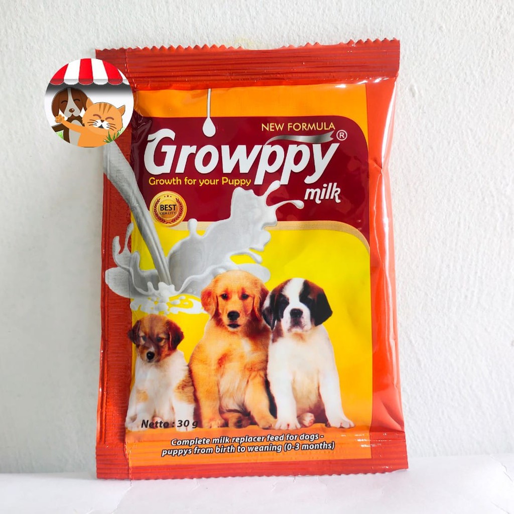 Jual Susu Anjing - Growppy Dog Milk 20 Gram - Dog Milk Sachet | Shopee ...
