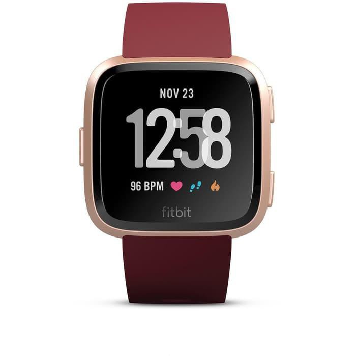 Jual FITBIT Versa Special Edition Ruby Rose Gold Free Strap