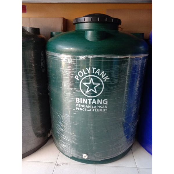 Jual Tedmon Tangki Air Tandon Toren Merk Bintang Polytank 550 Liter Dan 1100 L Shopee