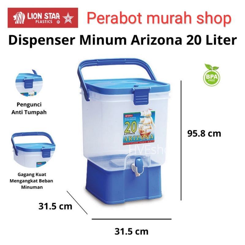 Jual Dispenser/dispenser Arizona 20 liter/Arizona lion star/dispenser