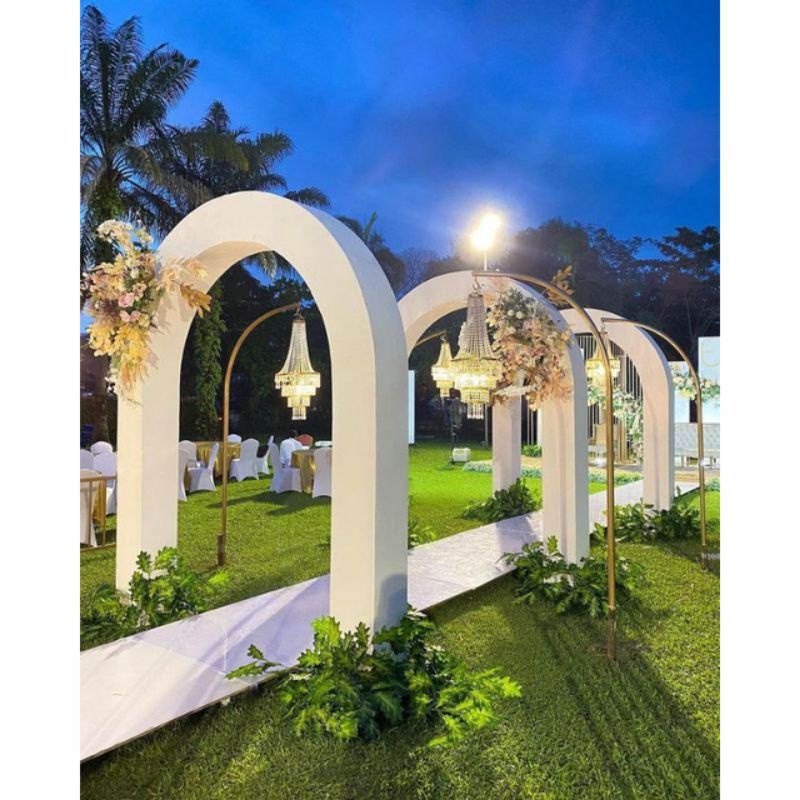 Jual gapura pintu masuk /backdrop dekorasi pelaminan. | Shopee Indonesia