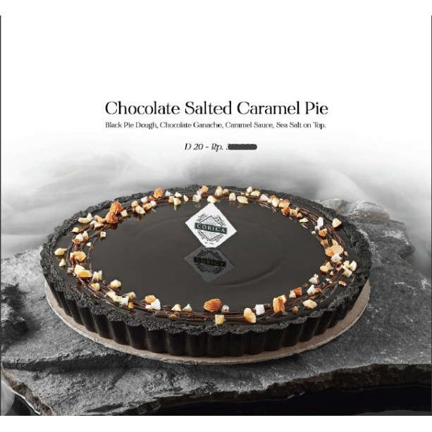 Jual Chocolate Sea Salted Caramel Pie Whole Corica Pastries