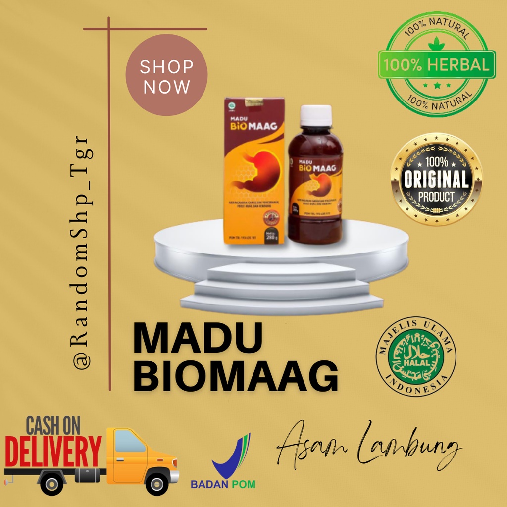 Jual Cod Ready Madu Biomaag Original Obat Herbal Asam Lambung Obat