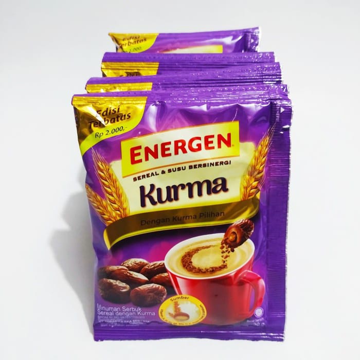 Jual Minuman sereal energen rasa kurma (1 renceng 10 pcs) enak dan ...