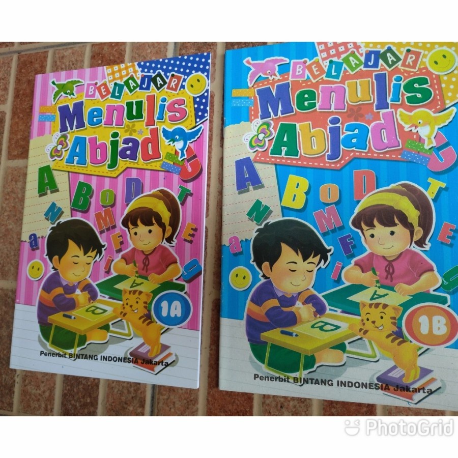 Jual Buku Belajar Menulis Abjad 1A&1B / Buku Anak Anak - BI | Shopee ...