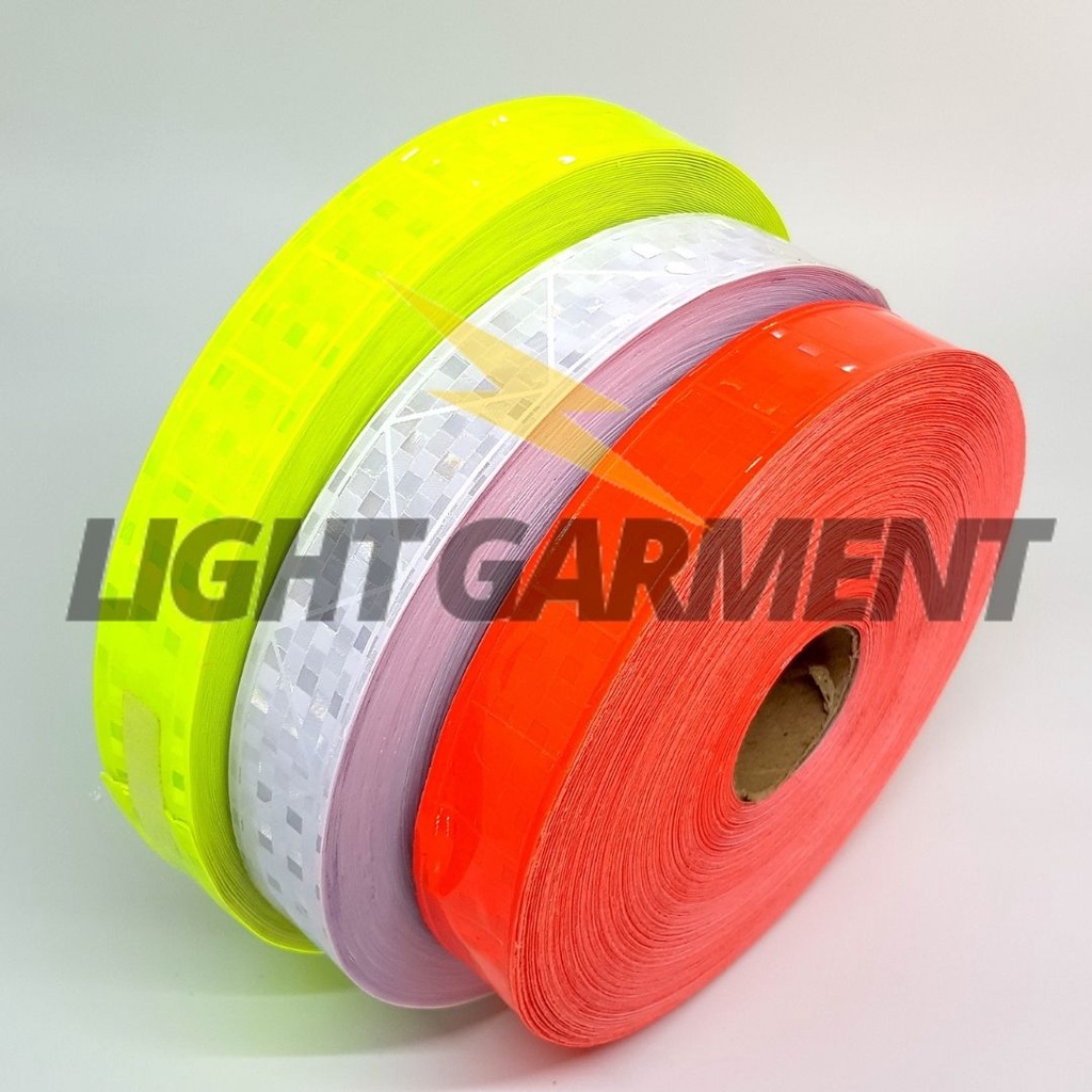 Jual Pita PVC Scotchlite Skotlet Scotlight Reflektif Motif Hologram 2,5 ...