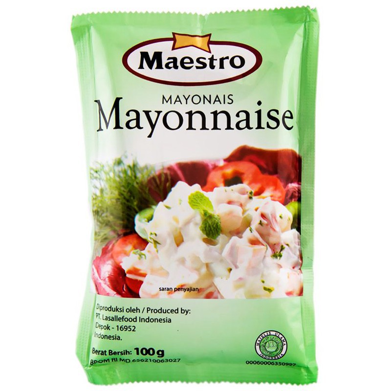 Jual MAESTRO MAYO ORIGINAL SACHET 100GR Shopee Indonesia